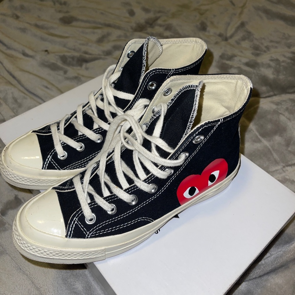 Comme des Garçons Play x Converse High-Top Sneakers Size 8 Women’s